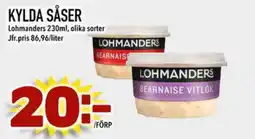 Din Mat LOHMANDERS Kylda såser erbjuda