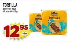 Din Mat BANDEROS Tortilla erbjuda