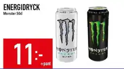 Matdax MONSTER Energidryck erbjuda