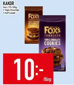 Matdax FOX'S Kakor erbjuda