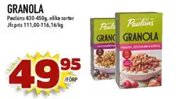 Matdax PAULUNS Granola erbjuda