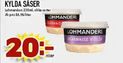 Matdax LOHMANDERS Kylda såser erbjuda