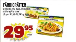 Matdax DAFGARDS Färdigrätter erbjuda