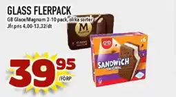 Matdax GB GLACE/MAGNUM Glass flerpack erbjuda