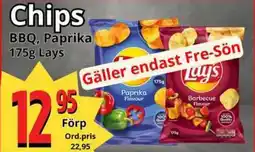 Supergrossen LAYS Chips erbjuda