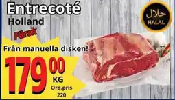 Supergrossen Entrecoté erbjuda