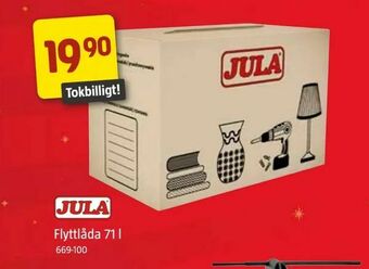 Jula Flyttlåda erbjuda