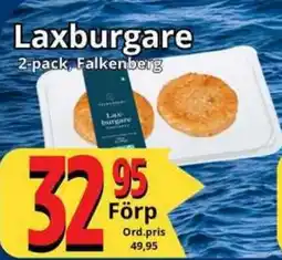Supergrossen FALKENBERG Laxburgare erbjuda
