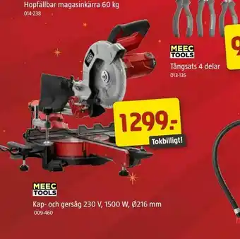 Jula Kap- och gersåg 1500 W, Ø216 mm. erbjuda