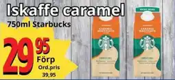 Supergrossen STARBUCKS Iskaffe caramel erbjuda