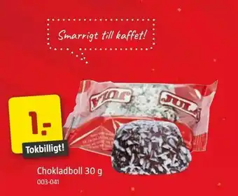 Jula Chokladboll erbjuda