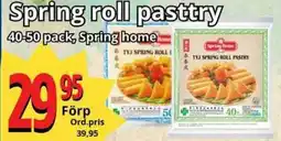 Supergrossen SPRING HOME Spring roll pasttry erbjuda