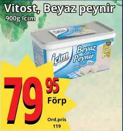 Supergrossen ICIM Vitost, Beyaz peynir erbjuda
