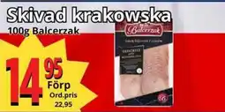 Supergrossen BALCERZAK Skivad krakowska erbjuda