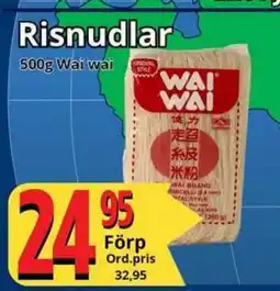 Supergrossen WAI WAI Risnudlar erbjuda