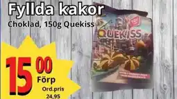 Supergrossen QUEKISS Fyllda kakor erbjuda