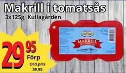 Supergrossen Makrill i tomatsås erbjuda
