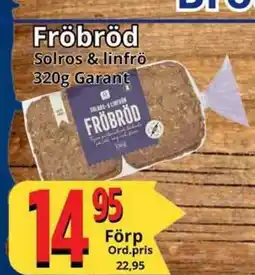 Supergrossen GARANT Fröbröd erbjuda
