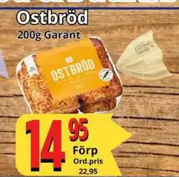 Supergrossen GARANT Ostbröd erbjuda