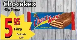 Supergrossen DIGGA Chocokex erbjuda