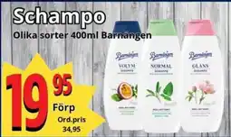 Supergrossen BARNANGEN Schampo erbjuda