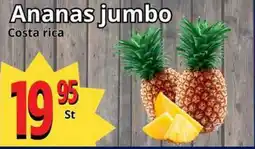 Supergrossen Ananas jumbo erbjuda