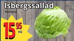Supergrossen Isbergssallad erbjuda