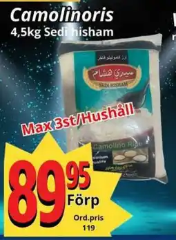 Supergrossen SEDI HISHAM Camolinoris erbjuda