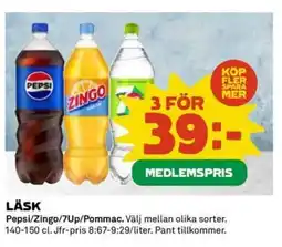 Coop Läsk erbjuda