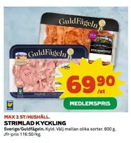 Coop GUDFÅGELN Stimlad kyckling erbjuda