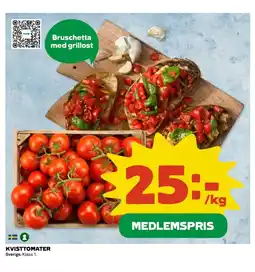 Coop Kvisttomater erbjuda