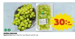 Coop COOP Gröna druvor erbjuda