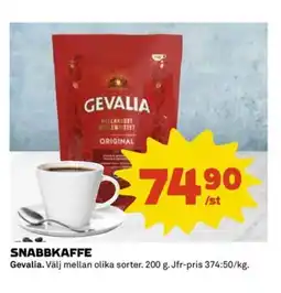 Coop GEVALIA Snabbkaffe erbjuda