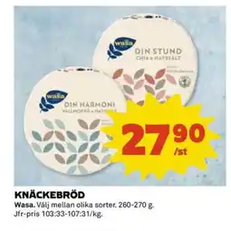 Coop WASA Knäckebröd erbjuda