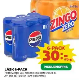 Coop Läsk 6-pack erbjuda