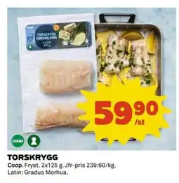 Coop COOP Torskrygg erbjuda
