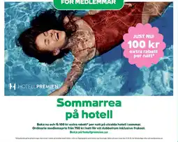Coop Sommarrea på hotell erbjuda