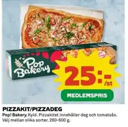 Coop POP BAKERY Pizzakit/pizzadeg erbjuda