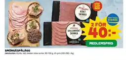 Coop Smörgåspålägg erbjuda