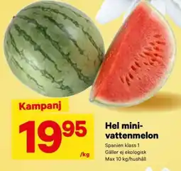 City Gross Hel mini- vattenmelon erbjuda