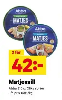 City Gross ABBA Matjessill erbjuda