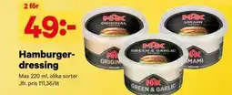 City Gross MAX Hamburger- dressing erbjuda