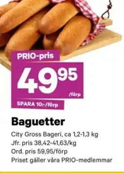City Gross Baguetter erbjuda
