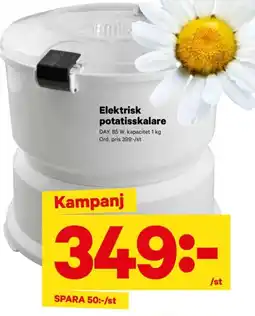 City Gross Elektrisk potatisskalare erbjuda