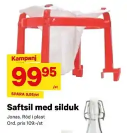 City Gross Saftsil med silduk erbjuda