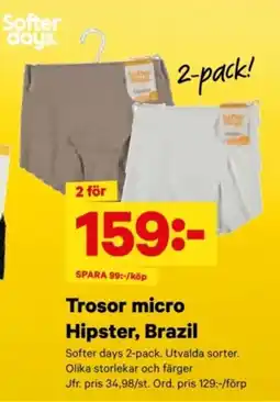 City Gross Trosor micro hipster, brazil erbjuda