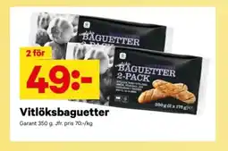 City Gross GARANT Vitlöksbaguetter erbjuda