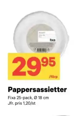 City Gross FIXA Pappersassietter erbjuda