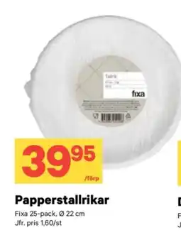 City Gross FIXA Papperstallrikar erbjuda