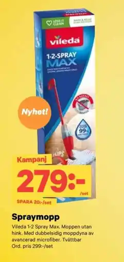 City Gross VILEDA Spraymopp erbjuda